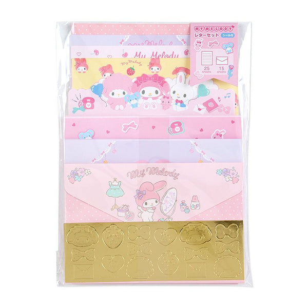 My Melody Deluxe Letter Set with Stickers Sanrio Stationery (1 set)